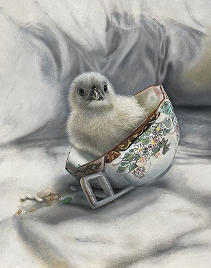 Ginny Page 2023 - Made in China - 25 x 20cm - Oil on panel